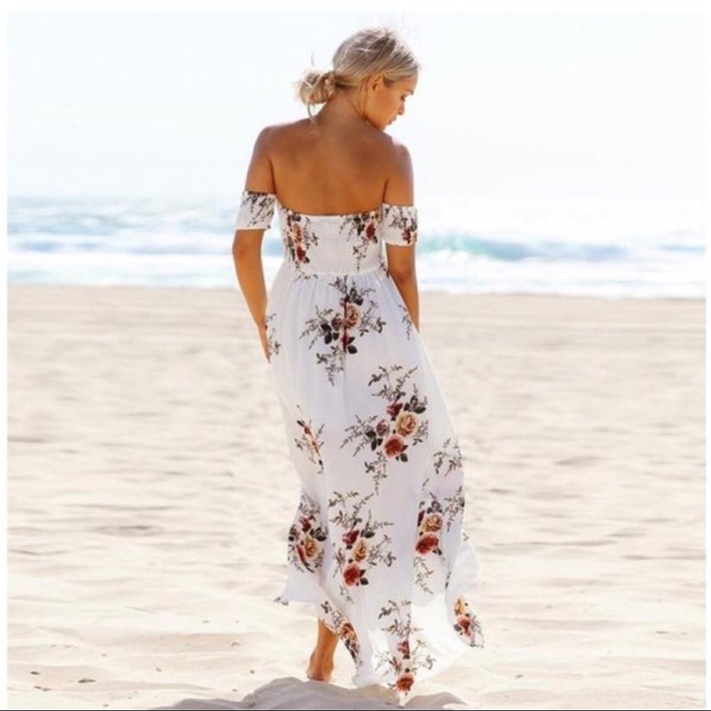 ✨“Sunday Morning” Maxi Dress w/ Slit Leg✨ - Picture 4 of 5